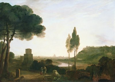 Rom och Ponte Molle av Richard Wilson