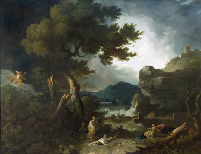 Förstörelsen av Niobes barn av Richard Wilson