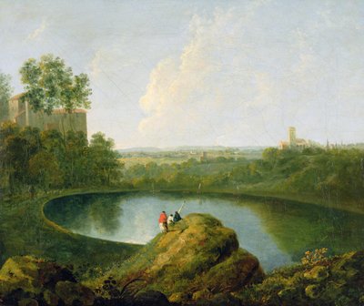 The Head of Lake Nemi (olja på duk) av Richard Wilson