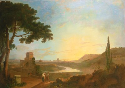 Utsikt över Tibern av Richard Wilson