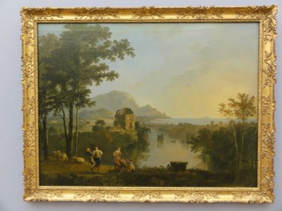 Vidsträckt sydligt kustlandskap av Richard Wilson