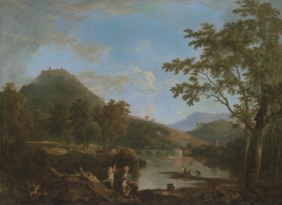Dinas Bran från Llangollen av Richard Wilson