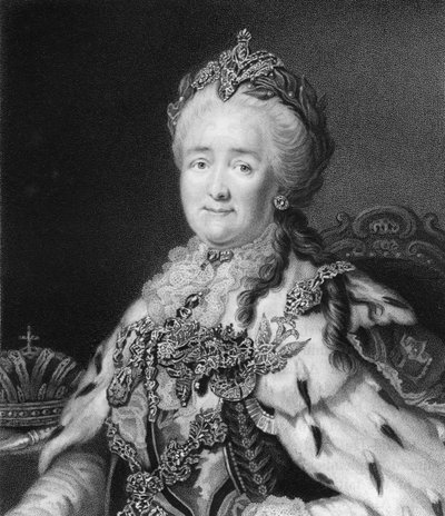 Kejsarinnan Katarina den stora av Ryssland, 1836. av Richard Woodman