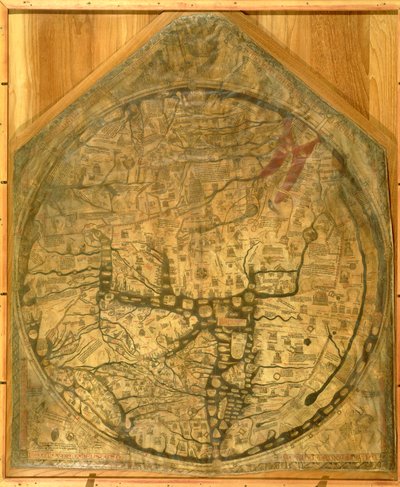 Karta över världen, c.1290 av Richard of Haldingham