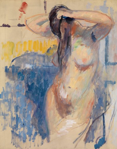 Nakenstudie (olja på duk) av Rik Wouters