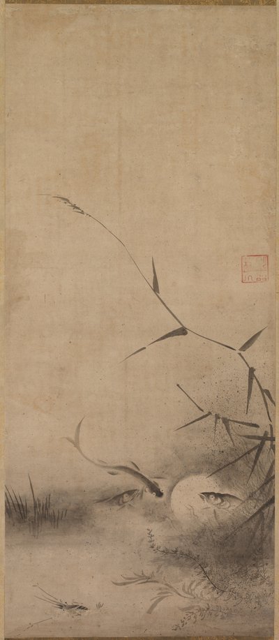 Fisk och sjögräs, 1500-talet. av Rinkyo