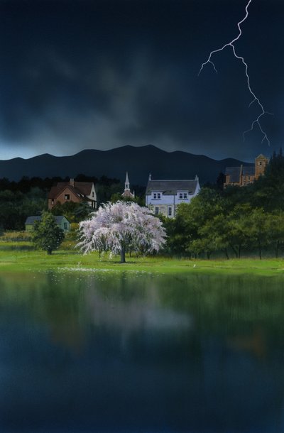 The Cruelest Month, 2008 (Akryl på kartong) av Rob Wood