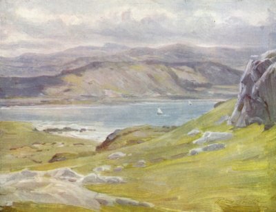 En vy från den store Ormes huvud (färg litho) av Robert (after) Fowler