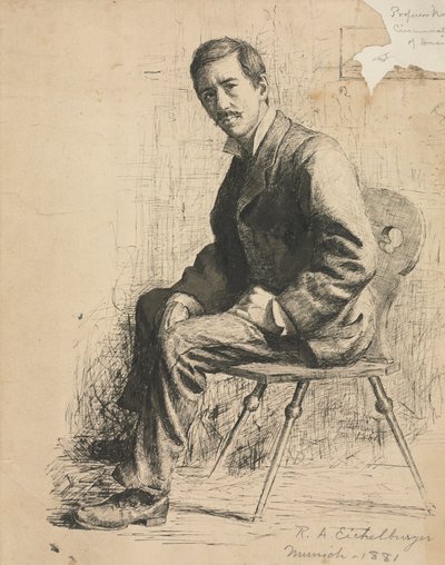 Skiss av professor Mowotny, 1881. av Robert A. Eichelberger