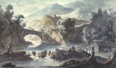 Romantiskt landskap av Robert Adam