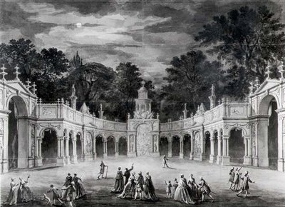 The Illuminations på Buckingham House för att fira George III:s födelsedag av Robert Adam