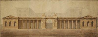 Den gamla amiralitetsskärmen, sent 1700-tal. av Robert Adam
