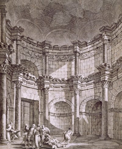Jupiters tempel, pub. 1764. av Robert Adam