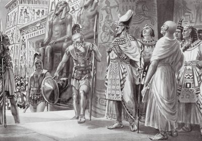 Agesilaus i Egypten (litografi) av Robert Ambrose Dudley