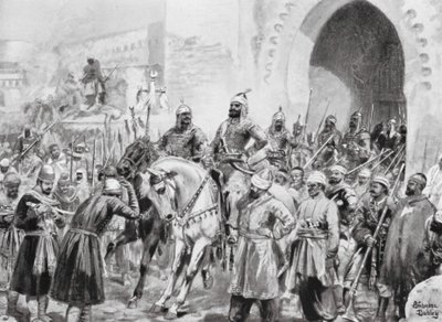 Turkarnas intåg i Bagdad av Robert Ambrose Dudley