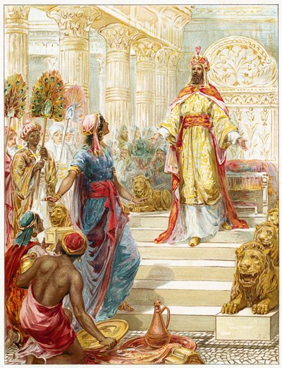 Salomo och drottningen av Saba av Robert Ambrose Dudley