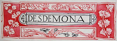 Desdemona, från Shakespeares hjältinnor av Anna Murphy Jameson av Robert Anning Bell