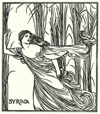 Illustration till dikter av John Keats (litografi) av Robert Anning Bell