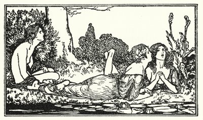 Illustration till dikter av John Keats: Endymion (litho) av Robert Anning Bell