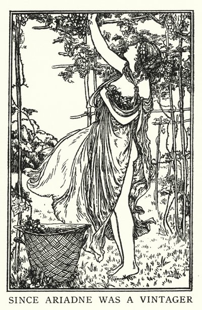 Illustration till dikter av John Keats: Endymion (litho) av Robert Anning Bell