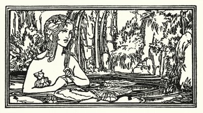 Illustration till dikter av John Keats: Endymion (litho) av Robert Anning Bell