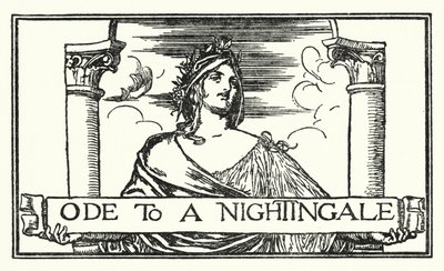 Illustration till dikter av John Keats: Ode To A Nightingale (litho) av Robert Anning Bell