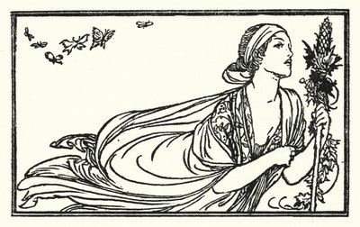 Illustration till dikter av John Keats: Sleep And Poetry (litho) av Robert Anning Bell