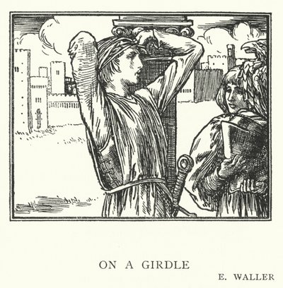 På en gördel (litho) av Robert Anning Bell