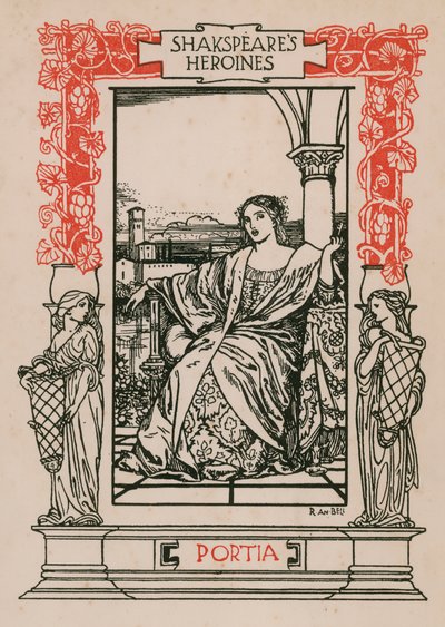 Portia, Köpmannen i Venedig av Robert Anning Bell