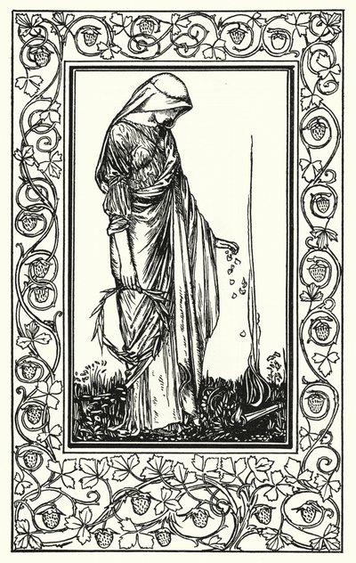 Shelley: Adonais (litografi) av Robert Anning Bell