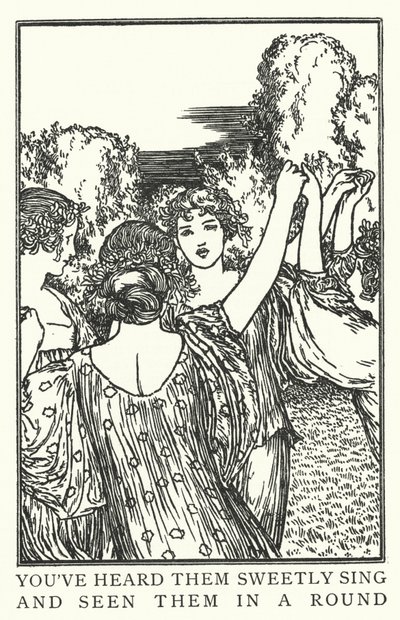 Du har hört dem sjunga sött och sett dem i en runda (litho) av Robert Anning Bell