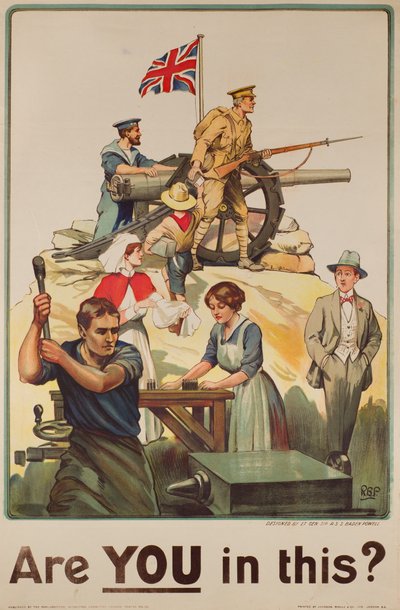 Är DU med i detta?, 1915 av Robert Baden Powell