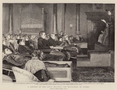 En konsert på Royal Hospital for Incurables i Putney av Robert Barnes