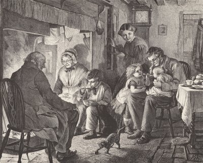 Fireside joys (gravyr) av Robert Barnes