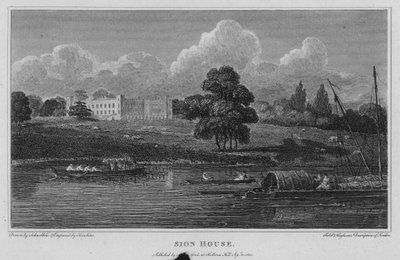 Sion House (gravyr) av Robert Blemell (after) Schnebbelie