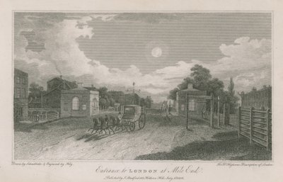 Ingång till London vid Mile End av Robert Blemell Schnebbelie