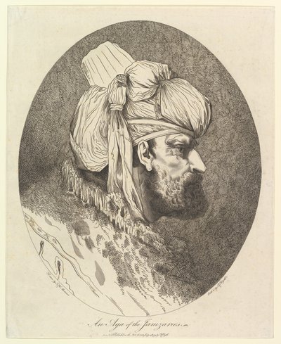 An Aga of the Janizaries, 19 juli 1779. av Robert Blyth