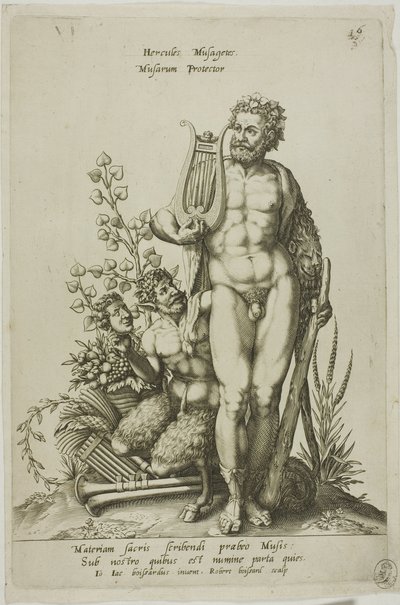 Hercules, plåt 16 från Parnassus Biceps av Robert Boissard