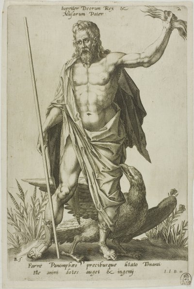 Jupiter, platta 2 från Parnassus Biceps av Robert Boissard