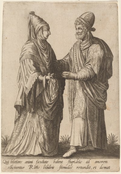 De som dämpar mentala förmågor... av Robert Boissard after Jean Jacques Boissard