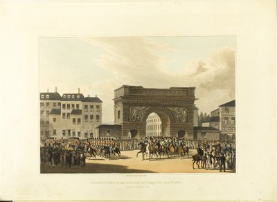 De allierade suveränernas stora inträde i Paris av Robert Bowyer