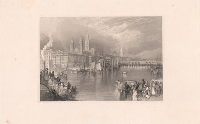 Rouen, tittar uppför floden av Robert Brandard