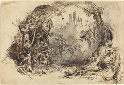 Castle On A Hill (uppsättning för "Sleeping Beauty and the Beast"?) av Robert Caney