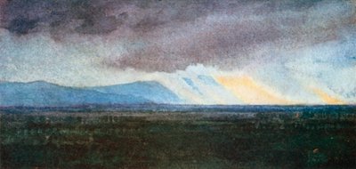 Arnoslätten från Bellosguardo (färglitografi) av Robert Charles Goff