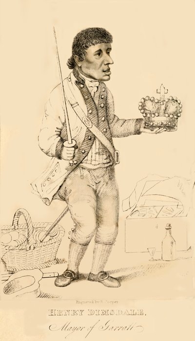 Henry Dimsdale, borgmästare i Garratt, 1821. av Robert Cooper