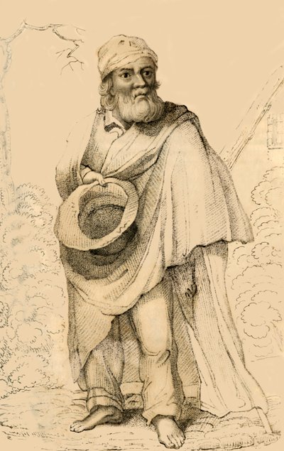 Thomas Hudson, Remarkable for his Misfortunes, 1821. av Robert Cooper