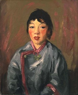 Grace, kinesisk flicka av Robert Cozad Henri