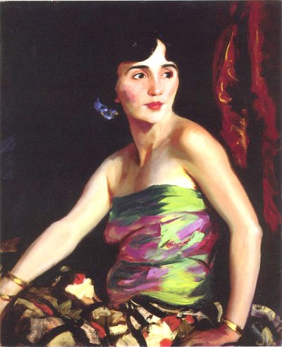 Den spanska dansaren Isolina Maldonado, 1921 av Robert Cozad Henri
