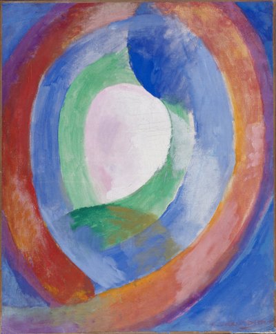 Cirkulära formulär, Månen nr 1 av Robert Delaunay