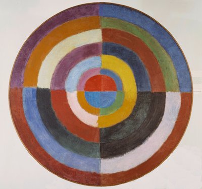 Skiva Den första skivan, 1912-1913. av Robert Delaunay